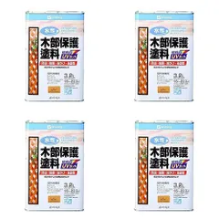 カンペハピオ - 水性木材保護塗料 - チーク - 3L 6缶セット