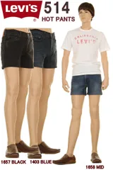 リーバイス 514 CUSTOM HOT PANTS 00514-1403 カスタム ホットパンツ LEVI'S 514 REGULAR FIT JEANS ショートパンツ ジーンズ【リーバイス514 は、リーバイス502 レギュラーストレート 後継モデルです