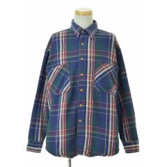 【BIGMAC】80s USA製 チェック柄ヘビーフランネル長袖シャツ