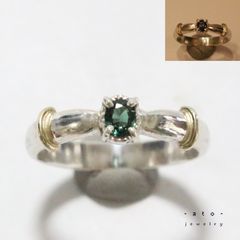 3連K10ジョイントシルバーリング！ウェーブver. 約10号 3連K10ジョイントシルバーリング！ウェーブver. 約10号