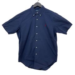 GC793 RALPH LAUREN ラルフローレン 半袖シャツ 半袖 カジュアルシャツ ネイビー メンズ サイズM
