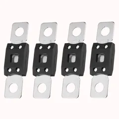 【特価セール】X AUTOHAUX 4個セット 200AニッケルメッキANLヒューズ カーオー ディオおよびビデオシステム オートバイ ボートオー ディオ用