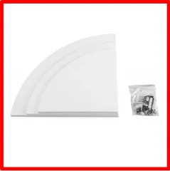 【送料無料 】 【3点セット】 コーナーシェルフ ウォールシェルフ 四半 ラック コーナー 飾り棚 ホワイト 日常の空間をお洒落に可愛く 壁飾り