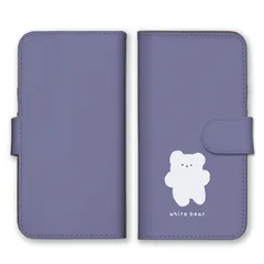 AQUOS R9 SH-51E ケース 手帳型 アクオス R9 スマホケース 携帯ケース クマ しろくま テディベア 白くま 白熊 くすみカラー ピンク ブルー ベージュ シンプル カラー06