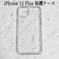 iPhone15 Plus用 保護ケース クリアハード透明ケース アイフォン15