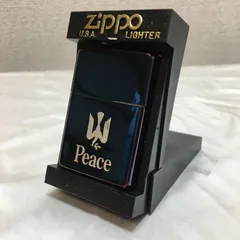 ZIPPO オイルライター★ジッポー Peace ピース 99年製 lighter 喫煙具 