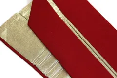 正絹重ね衿 裏は金色 バチ衿 裏金 伊達衿 重ね襟 婦人用 振袖 着物 和装小物 メール便OK