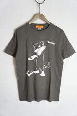 希少 GAVIAL ガヴィル GARAGE S/S TEE ガレージ THE IDIOT ロゴプリント Tシャツ カットソー 猫 キャット 中村達也 サイズM 灰 731P★2