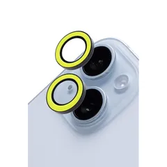 iFace Neo iPhone 15 /15Plus 専用 カメラレンズ カバー 強化ガラス (ネオイエロー)【 iPhone15 iPhone15plus カメラレンズプロテクター カメラフィルム 保護カバー キズ防止 汚れ防止 】