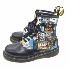 箱付美品ドクターマーチン バスキア27cm UK9 Dr.Martens黒 Dr.Martens 1460 BASQUIAT II BLACK 23FW-I（ドクターマーチン