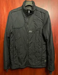 G-Star Row フルジップナイロンジャケット ブラック Mサイズ