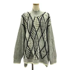 rurumu: / 縷縷夢兎るるむう | 2020AW | sacredness garden mix pattern knit pullover / ハイネック ニット | F | グレー | レディース