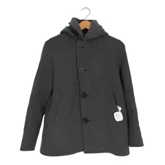 【ほぼ未使用】【お値下げ】Orcival コート フード付き ORCIVAL オーチバル オーシバル ウール ボア カラーレス コート