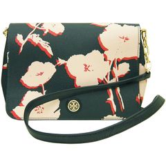 トリーバーチ　TORY BURCH　フラワープリント　ショルダーバッグ　31159544　グリーン