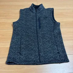 ★裏ボアフリース★ダウンベスト★  The North Face ザノースフェイス Lサイズ ヘリンボーン柄