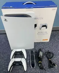 中古品　PlayStation 5 CFI-1200A01 ディスクドライブ搭載　コントローラー2個付き