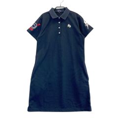 1回着 マンシング ポロシャツワンピース 黒 LL 送料込み - メルカリ