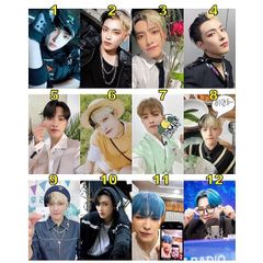 K-POP グッズ ateez エイティーズ HONGJOONG ホンジュントレカ 風 フォト カード #オリジナル #メール便可 #アチズ #atiny #トレーディングカード