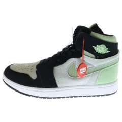 NIKE (ナイキ) AIR JORDAN 1 ZOOM CMFT 2DV1307-103 ハイカットスニーカー シューズ ホワイト/ブラック/グリーン US7/25cm