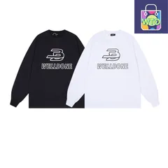 【本日限定特価】ON 818 メンズ ロングスリーブ Tシャツ プリント ブラック/ホワイト S-L [本日特価|新品未使用品]-WTO輸入1