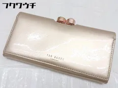 ◇ Ted Baker テッドベーカー がま口 長財布 ウォレット ベージュ系 レディース 【1002802106361】のサムネイル