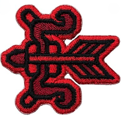 モンスターハンターライズ 2way刺繍ワッペン<弓> 【オフィシャルライセンス商品】 グラフト ゲーミングライフ GGL044 レッド