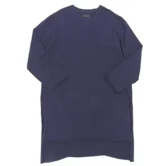 ヨウジヤマモト Yohji Yamamoto コットン 長袖 ワンピース レディース ネイビー size3 [Y03223]のサムネイル