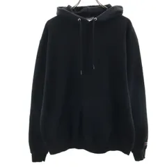 Champion チャンピオン 長袖 スウェットパーカー L ブラック メンズ 古着