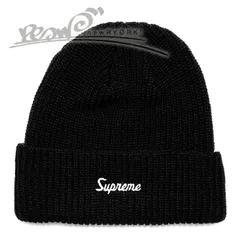 送料無料 メンズ ニットキャップ ブラック Supreme シュプリーム Loose Gauge Beanie FW25BN25 シュプリームルーズゲージビーニー se732r