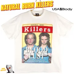 155 ナチュラルボーンキラーズ 1994年 ムービー Tシャツ USA製 ホワイト Lサイズ Natural Born Killers 映画T タランティーノ アメリカ製 美品 Nine Inch Nails メンズ レディース フォトプリント レア 稀少