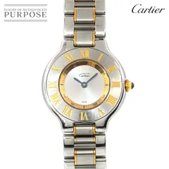 カルティエ Cartier マスト21 ヴァンティアン コンビ W10073R6 ヴィンテージ レディース 腕時計 クォーツ ウォッチ Must 21 VLP 90204219