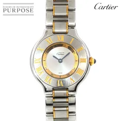 カルティエ Cartier マスト21 ヴァンティアン コンビ W10073R6 ヴィンテージ レディース 腕時計 クォーツ ウォッチ Must 21 VLP 90206356