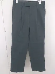 ◇ green label relaxing UNITED ARROWS タック スラックスパンツ サイズ S ダークグリーン メンズ  【中古】 【1205100000489】
