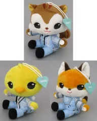 【中古】ぬいぐるみ 全3種セット ANIMAL COORDY くっつきミニぬいぐるみ(EX) 「SHINee」