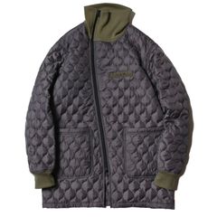 【VIRGOwearworks】ジャケット "QUILTED ZIPPER JKT" / CHARCOAL 3(L)サイズ