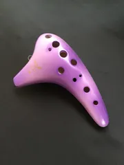 【専用ケース付き】オカリナ　NAGHT　調(しらべ)　AC〈アルトC調〉　S-ACV　バイオレット