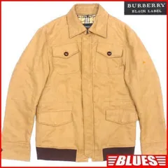 廃盤 バーバリーブラックレーベル Lジャケット ノバチェック 刺繍 TY2380