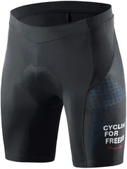 Santic(サンティック) メンズ サイクルパンツ レーサーパンツ サイクリング レーパン 自転車 3Dパッド 通気 ブル XXL( ブルー,  XXL)