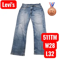 【数量限定】Levi's 511 W28L32 レディース S ジーンズ　【A64】