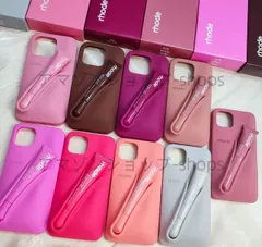 新品未使用 9色【日本未発売】  rhode☆リップケース☆iPhoneケース rhode  skin ヘイリー・ビーバー　iPhone スマホケース 【付属品】 リップ  箱のサムネイル