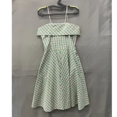 *ローレン・ラルフ・ローレン チェック ノースリーブ ワンピース ( 4 )