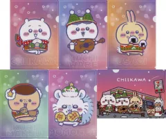 【中古】クリアファイル 全6種セット オリジナルA4クリアファイル 「セブンイレブン×ちいかわ なんか小さくてかわいいやつ あったまるね、きもち」 対象商品購入特典