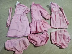 ポロ Ralph Lauren(ラルフローレン) ピンク ワンピース ＆ ペチコート セット ( 9m 12m 24m )