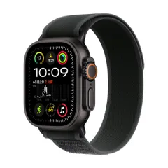 Apple Watch Ultra 2（GPS + Cellularモデル）- 49mmブラックチタニウムケース + ブラックトレイルループのサムネイル