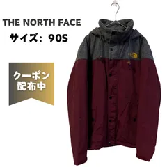 【フォロワー限定クーポンあり】THE NORTH FACE ノースフェイス 刺繍ロゴ パーカー 90(S)  ダークレッド×グレー  男女兼用 ◎カジュアル◎スポーツ◎アウトドア