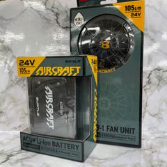 【未使用品】 バートル BURTLE ファンユニット & バッテリー セット AC09&AC09-1 25年モデル 空調服 エアークラフト 平塚店