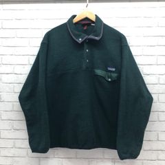 90's Patagonia パタゴニア　Snap-T スナップT アウトドア　緑　グリーン　S