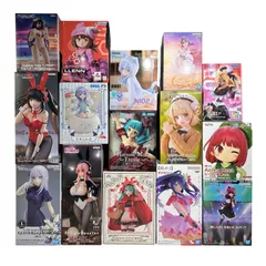 【城東41-036】美少女 プライズフィギュア 15体 まとめ 推しの子/初音ミク/しぐれうい/アイマス/NIKKE/そに子/ごちうさ/リゼロ/デートアライブ/オーバーロード/ソードアートオンライン