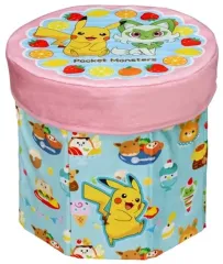 【中古】雑貨 水色 プラチナムザッカ折り畳みボックスチェアー 「ポケットモンスター」