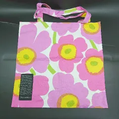◇ Θ marimekko マリメッコ 花柄 かわいい系 トートバッグ ピンク系 レディース E  【1507250005957】